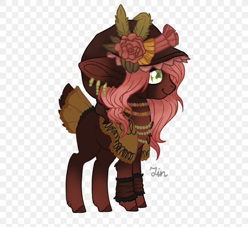 Horse Cartoon Flowering Plant, PNG, 600x750px, Horse, Art, Cartoon, Fictional Character, Flower Download Free