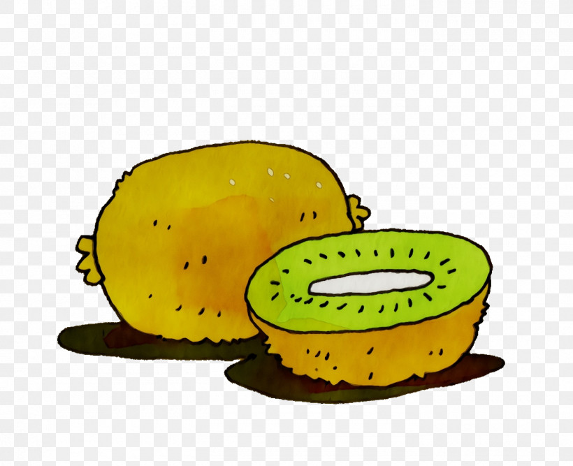 Yellow Fruit, PNG, 1400x1140px, Cartoon Fruit, Fruit, Kawaii Fruit, Paint, Watercolor Download Free