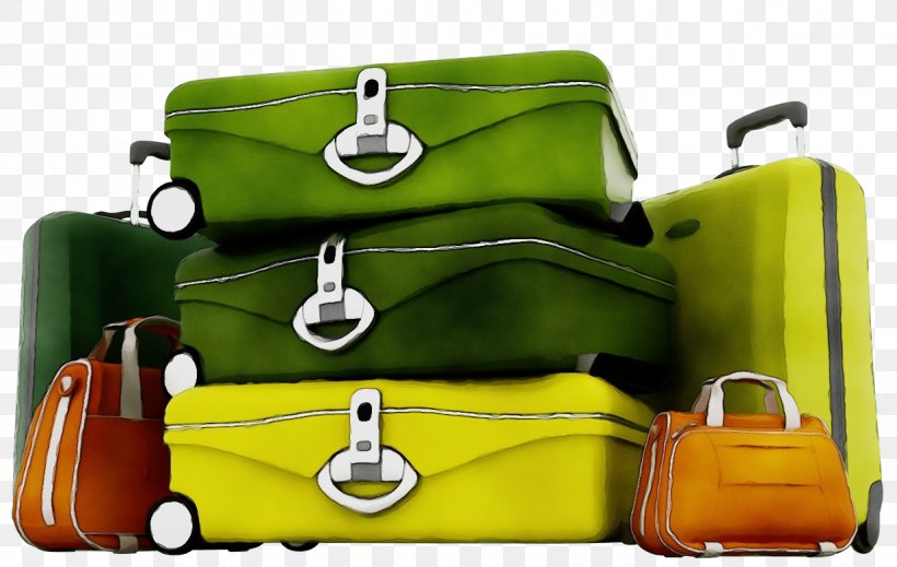 Bag Green Yellow Handbag Baggage, PNG, 1235x782px, Watercolor, Bag, Baggage, Fashion Accessory, Green Download Free