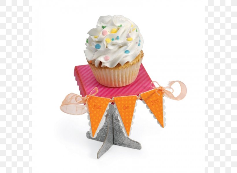 Cupcake Sizzix Die Cutting Food, PNG, 800x600px, Cupcake, Baking Cup, Box, Buttercream, Cake Download Free