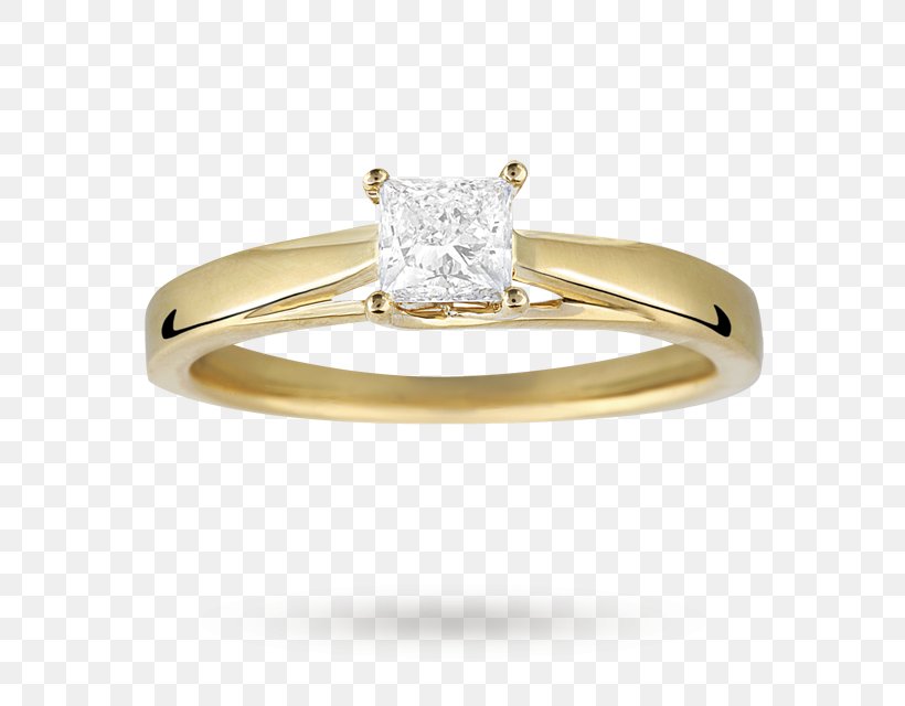 Engagement Ring Princess Cut Solitaire Carat, PNG, 640x640px, Ring, Carat, Colored Gold, Diamond, Diamond Cut Download Free