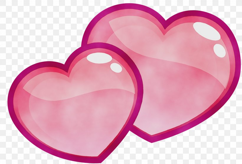 Heart Pink Magenta Violet Clip Art, PNG, 2048x1388px, Watercolor, Cloud, Heart, Love, Magenta Download Free