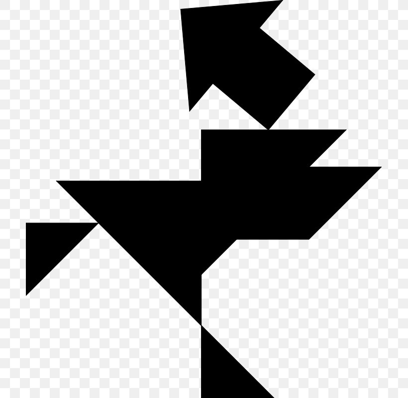 Tangram Silhouette Triangle Clip Art, PNG, 715x800px, Tangram, Black, Black And White, Brand, Com Download Free