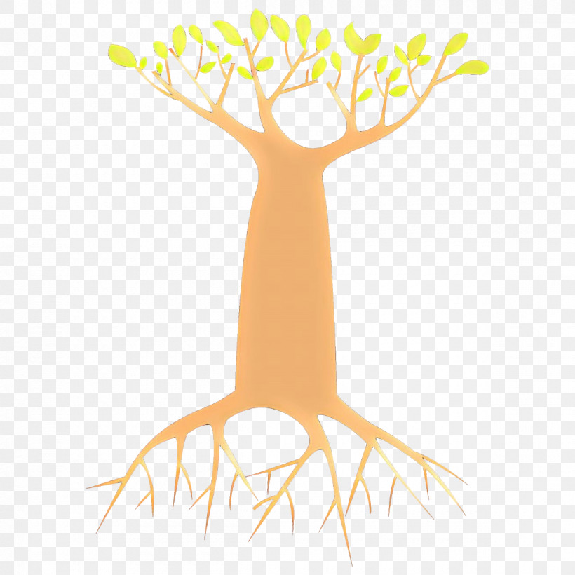 Tree Yellow Branch Deer Plant, PNG, 1200x1200px, Tree, Branch, Deer, Logo, Plant Download Free