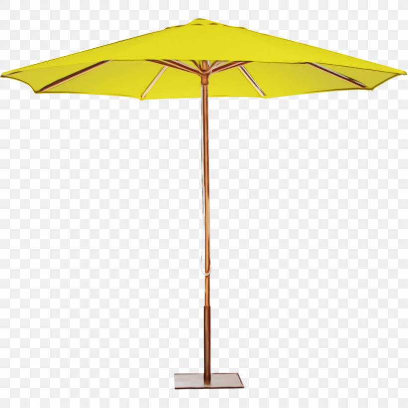 Umbrella Shade Yellow Table Furniture, PNG, 980x980px, Watercolor, Furniture, Paint, Shade, Table Download Free
