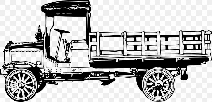 Car Truck Commercial Vehicle Transport Clip Art, PNG, 1000x481px, Car, Automotive Exterior, Black And White, Commercial Vehicle, Logistics Download Free