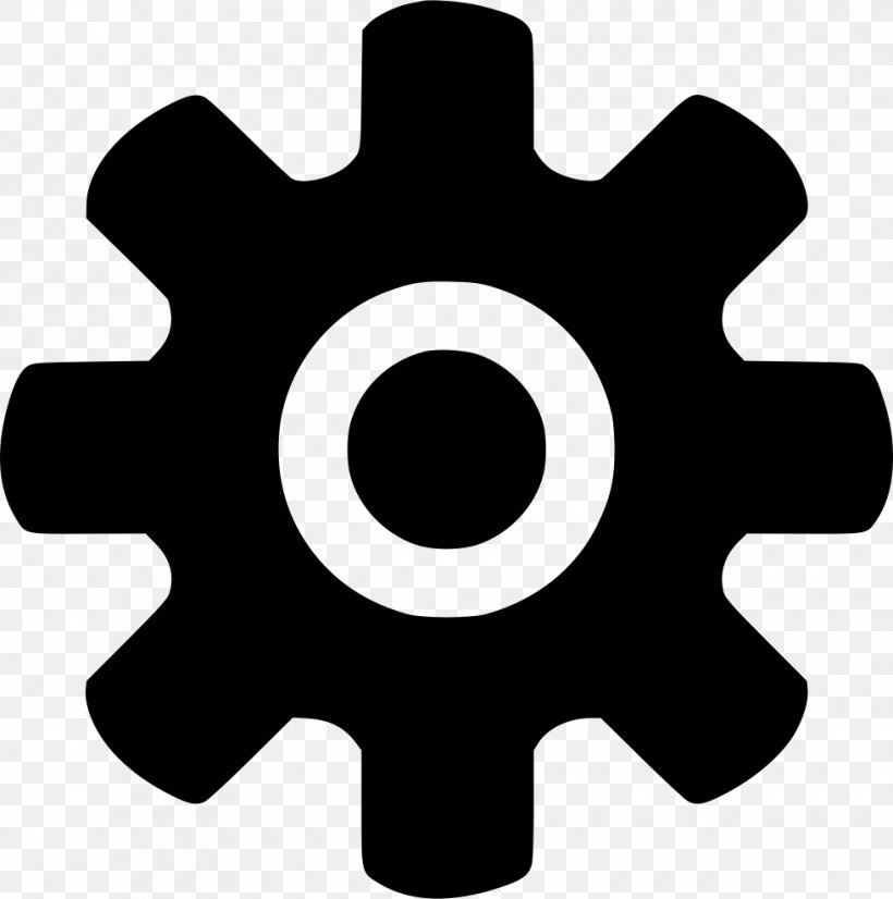 Gear Clip Art, PNG, 980x988px, Gear, Black And White, Black Gear, Document, Machine Download Free