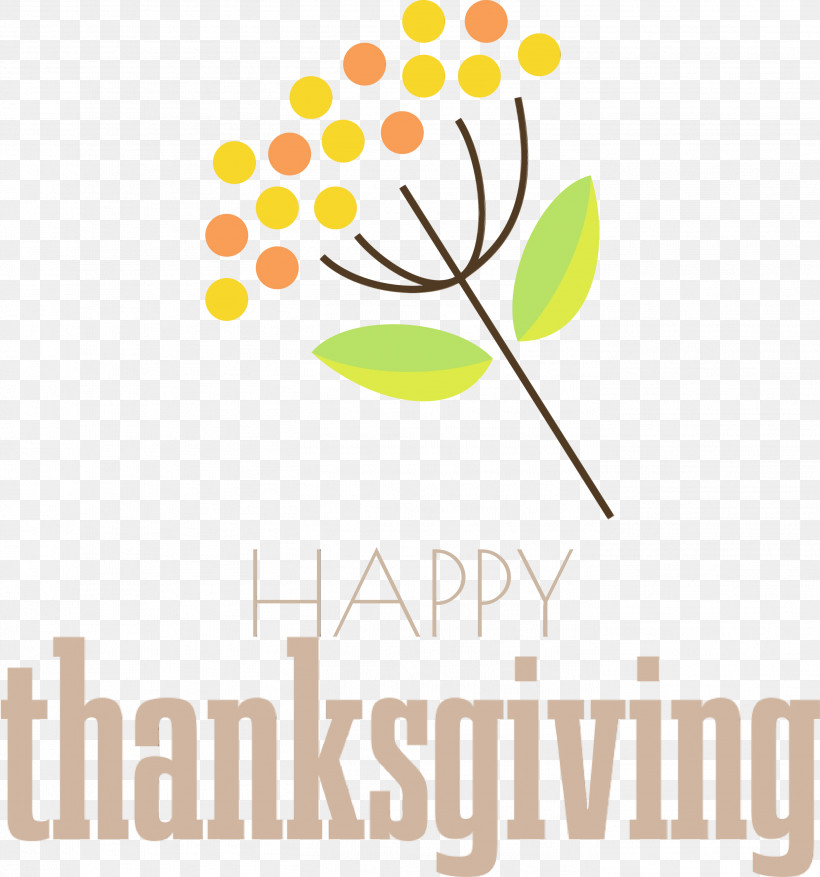 Logo Yellow Meter Tree Leaf, PNG, 2803x3000px, Happy Thanksgiving, Leaf, Line, Logo, M Download Free