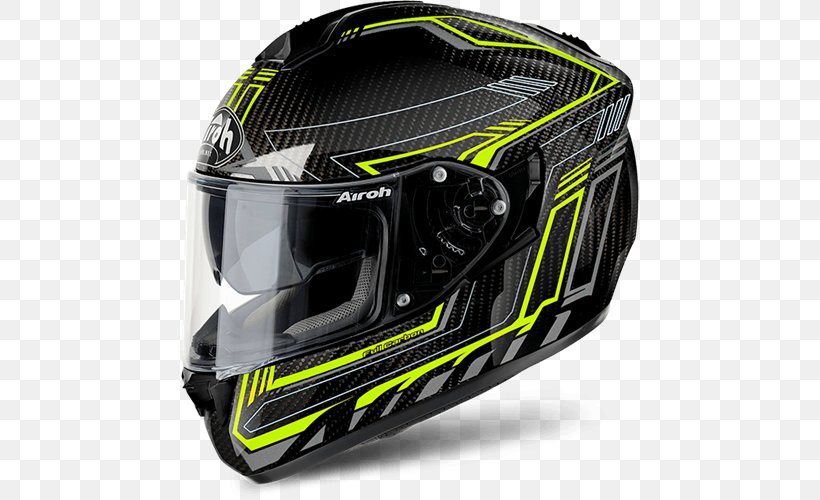 Motorcycle Helmets AIROH Integraalhelm Carbon, PNG, 500x500px, Motorcycle Helmets, Airoh, Automotive Design, Bicycle Clothing, Bicycle Helmet Download Free