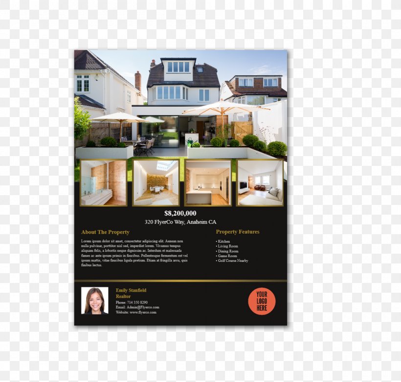 Real Estate House Estate Agent Flyer For Sale By Owner, PNG, 1000x955px, Real Estate, Advertising, Brand, Brochure, Display Advertising Download Free