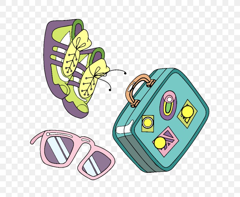 Suitcase Baggage Box Clip Art, PNG, 699x674px, Suitcase, Area, Baggage, Box, Cartoon Download Free