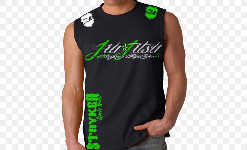 T-shirt Ultimate Fighting Championship Sleeveless Shirt Top, PNG, 500x500px, Tshirt, Active Shirt, Active Tank, Black, Clothing Download Free