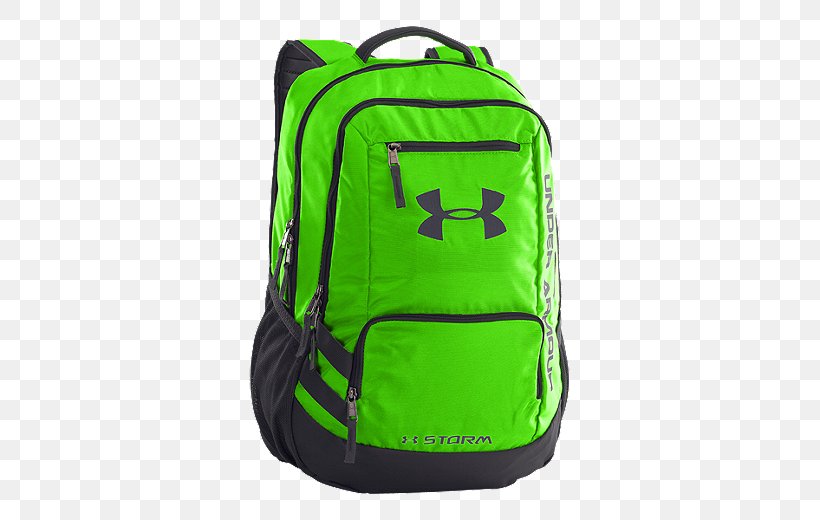 Bag Backpack Under Armour Hustle Under Armour UA Storm Hustle II, PNG, 520x520px, Bag, Backpack, Clothing, Green, Luggage Bags Download Free