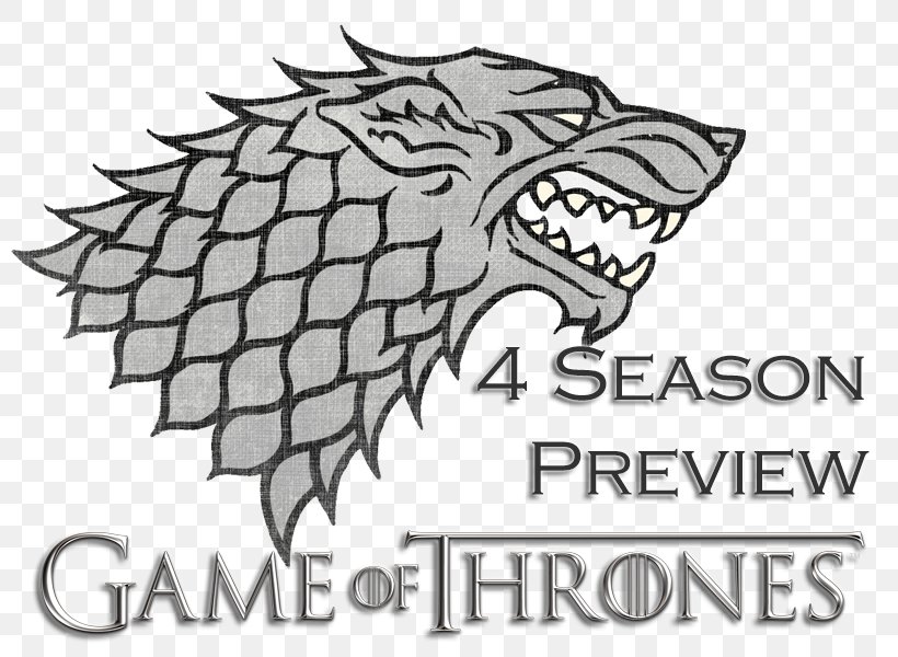 Eddard Stark A Game Of Thrones Gray Wolf House Stark Winter Is Coming, PNG, 800x600px, Eddard Stark, Art, Artwork, Beak, Black And White Download Free