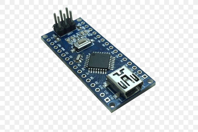 Microcontroller Arduino Hardware Programmer Flash Memory Electronics, PNG, 550x550px, Microcontroller, Arduino, Arduino Nano, Circuit Component, Circuit Prototyping Download Free