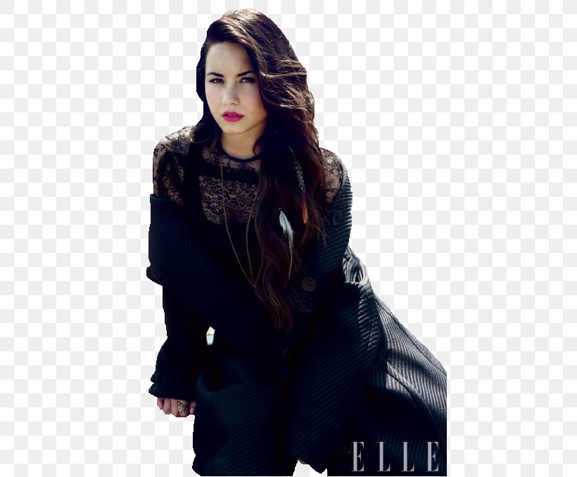 Demi Lovato Magazine Elle Photography Photo Shoot, PNG, 452x679px, Watercolor, Cartoon, Flower, Frame, Heart Download Free
