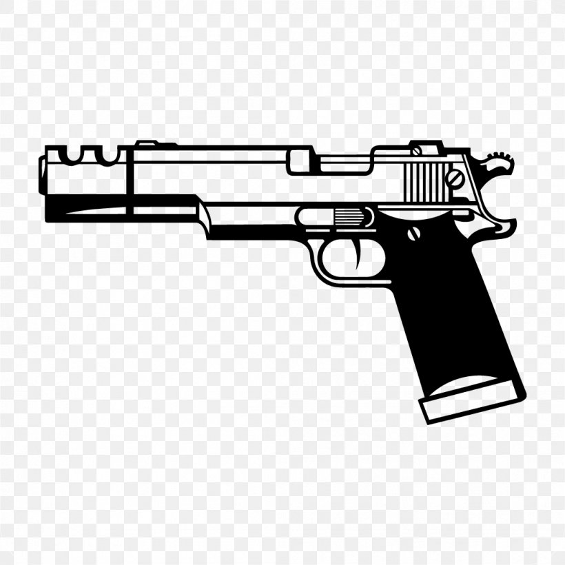 Firearm Pistol Handgun Clip Art, PNG, 1042x1042px, Watercolor, Cartoon, Flower, Frame, Heart Download Free