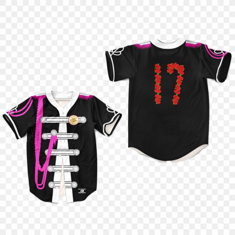 Jersey T-shirt Sleeve Baseball Uniform, PNG, 960x960px, Jersey, Baseball, Baseball Uniform, Black, Blouse Download Free
