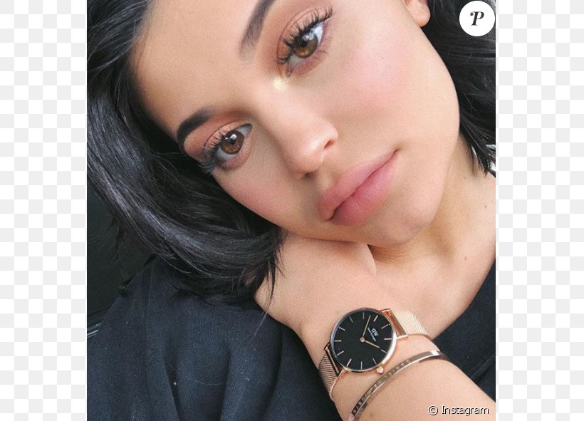 Kylie Jenner Daniel Wellington The Holiday Kendall And Kylie Christmas, PNG, 675x591px, Kylie Jenner, Beauty, Black Hair, Brown Hair, Cheek Download Free