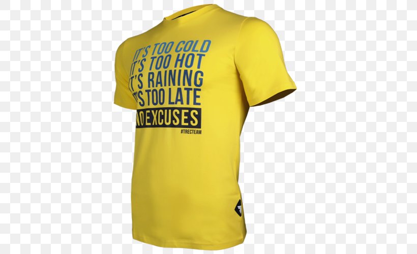 Sports Fan Jersey T-shirt Sleeve No Excuses, PNG, 500x500px, Sports Fan Jersey, Active Shirt, Brand, Clothing, Jersey Download Free