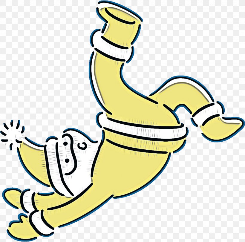 Cartoon Yellow Banana, PNG, 1024x1012px, Cartoon, Banana, Yellow Download Free