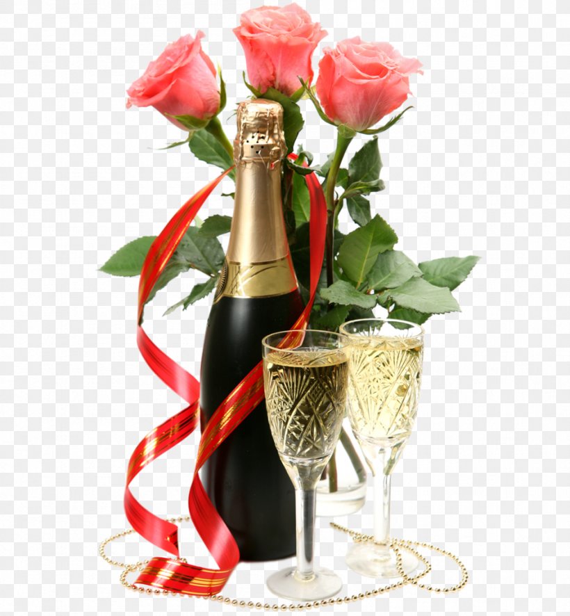 Champagne, PNG, 947x1024px, Champagne, Artificial Flower, Bottle, Cut Flowers, Drinkware Download Free