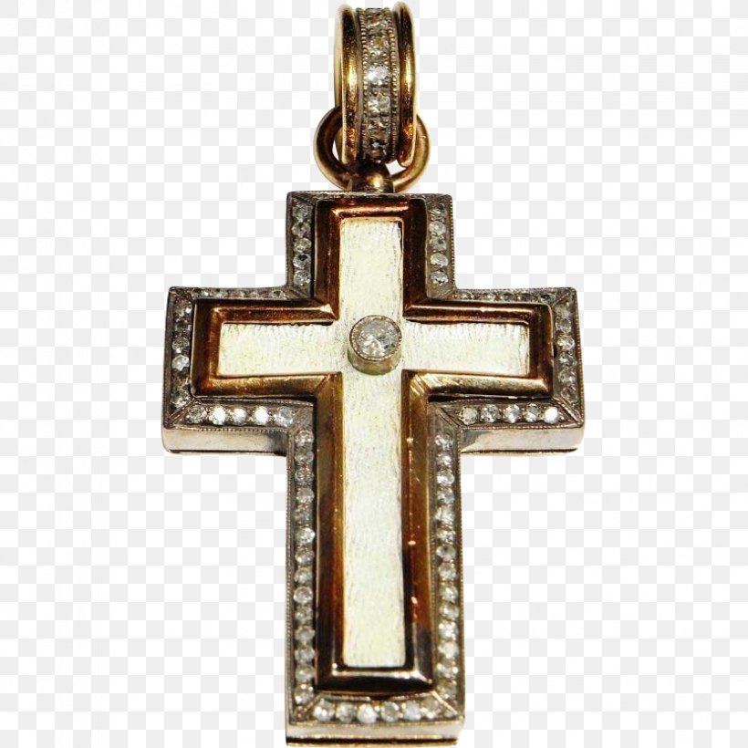 Crucifix 19th Century Fabergé Workmaster Russia Locket, PNG, 831x831px, 19th Century, Crucifix, Cross, Faberge, Gold Download Free