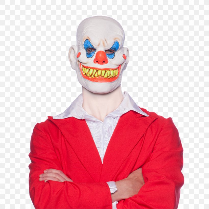 Evil Clown Mask Costume Circus, PNG, 1000x1000px, Clown, Ball, Carnival, Character, Circus Download Free