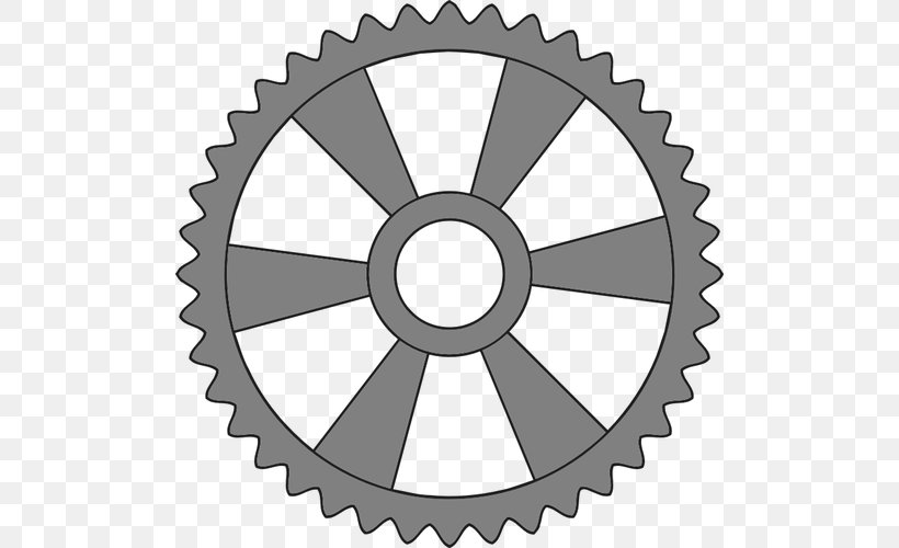 Gear Clip Art, PNG, 500x500px, Gear, Automotive Tire, Bicycle Drivetrain Part, Bicycle Part, Bicycle Wheel Download Free