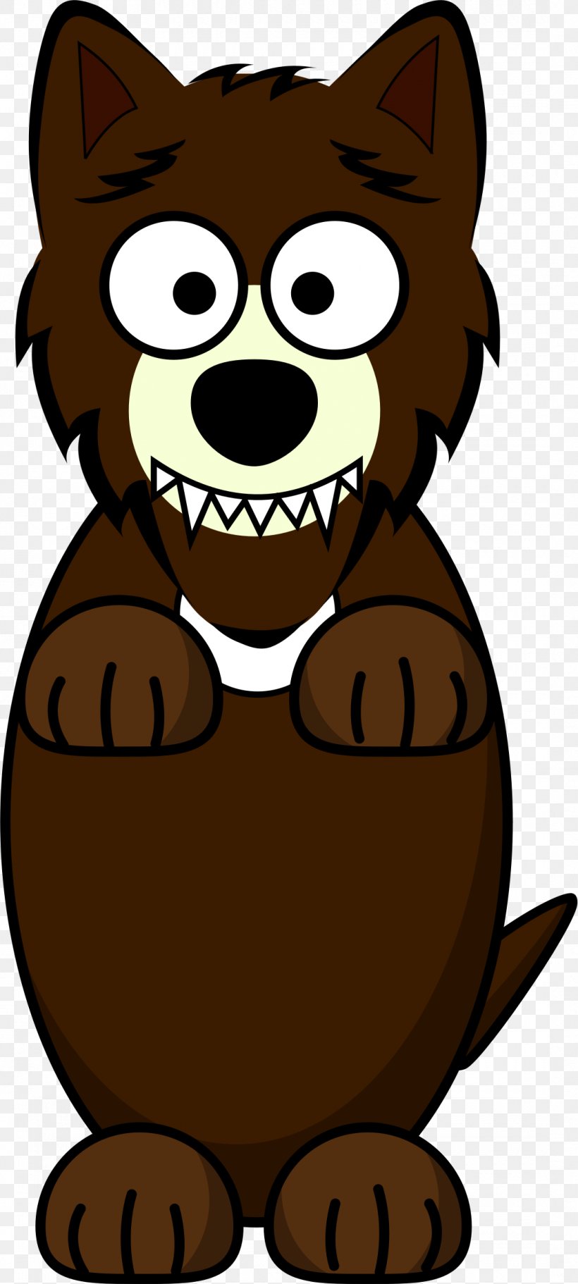 Gray Wolf Cartoon Clip Art, PNG, 1080x2400px, Gray Wolf, Animation, Bear, Carnivoran, Cartoon Download Free