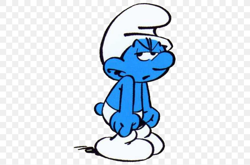 Grouchy Smurf The Smurfs Clip Art, PNG, 344x541px, Grouchy Smurf, Area, Art, Artwork, Black And White Download Free