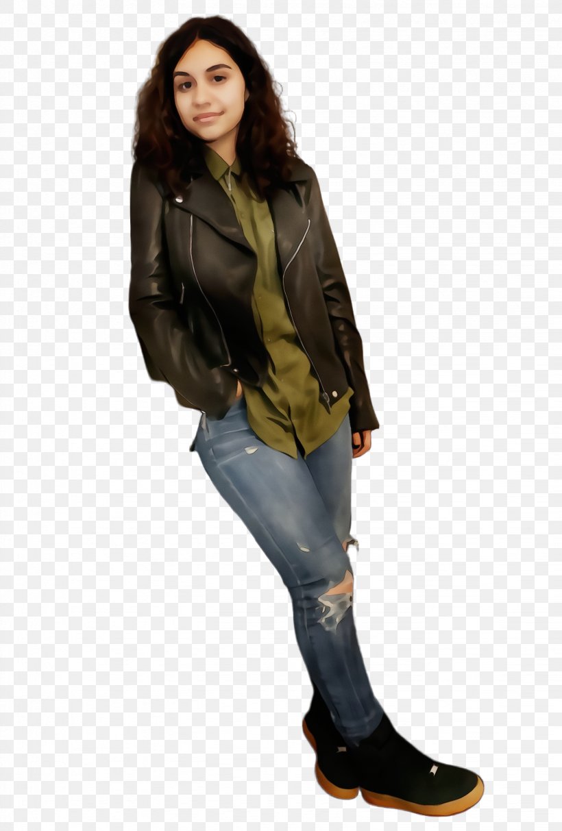 Nithya Menen Leather Jacket M Fashion Model, PNG, 1644x2432px, Watercolor, Blazer, Brown, Clothing, Denim Download Free