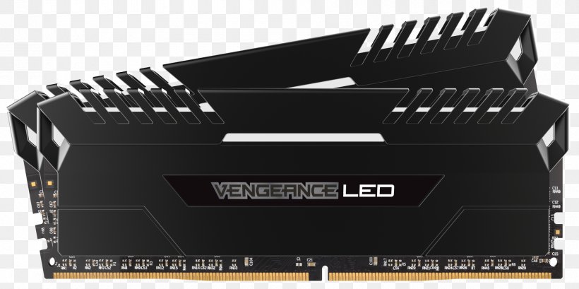 DDR4 SDRAM Corsair Components Light-emitting Diode Computer Memory Extreme Memory Profile, PNG, 1800x898px, Ddr4 Sdram, Brand, Computer Hardware, Computer Memory, Corsair Components Download Free
