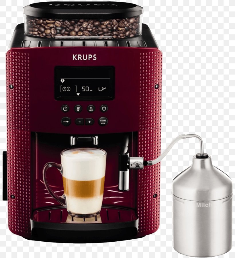 Espresso Coffeemaker Cafetera Superautomática Krups EA8165 Pisa, PNG, 811x900px, Espresso, Cappuccino, Coffee, Coffeemaker, Drip Coffee Maker Download Free