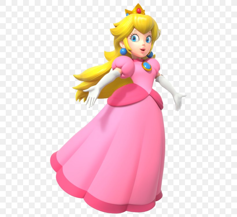 Super Princess Peach Mario Party: The Top 100 Princess Daisy New Super Mario Bros, PNG, 484x750px, Princess Peach, Barbie, Costume, Doll, Donkey Kong Jr Download Free