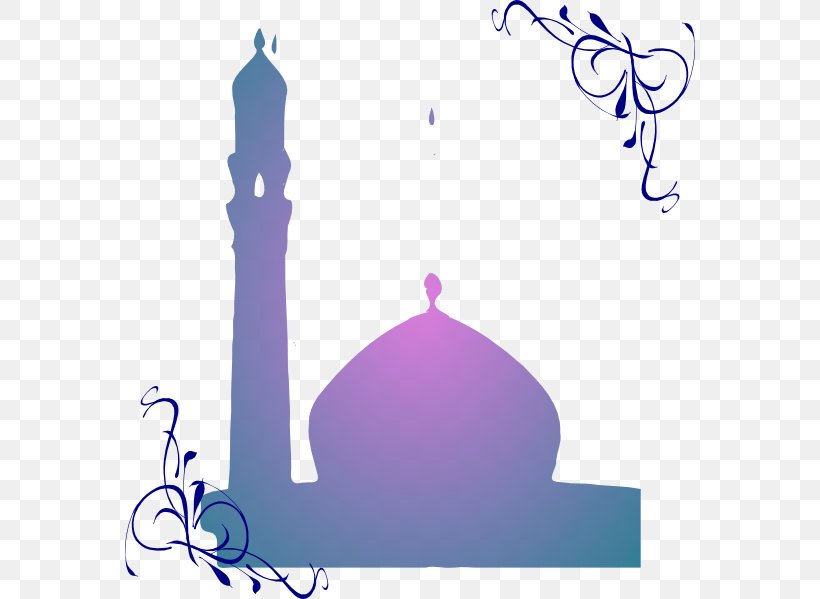 Al-Masjid An-Nabawi Mosque Clip Art, PNG, 570x599px, Almasjid Annabawi, Animation, Blue, Eid Alfitr, Islam Download Free
