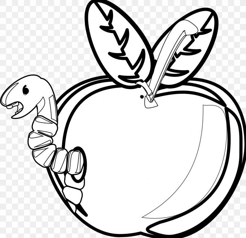 Black And White Apple Clip Art, PNG, 1979x1921px, Watercolor, Cartoon, Flower, Frame, Heart Download Free