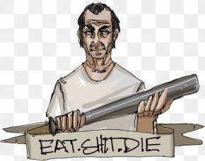Shit - Grand Theft Auto V Trevor Philips Drawing Art PNG