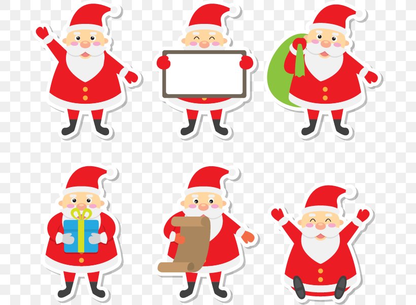Santa Claus Post-it Note Sticker Christmas Ornament, PNG, 693x600px, Santa Claus, Area, Christmas, Christmas Decoration, Christmas Ornament Download Free