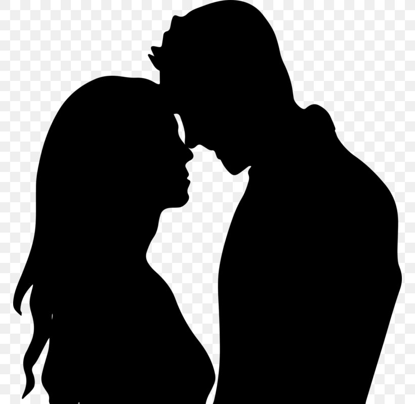 Silhouette Drawing Couple Clip Art, PNG, 768x799px, Silhouette, Affection, Black And White, Couple, Drawing Download Free