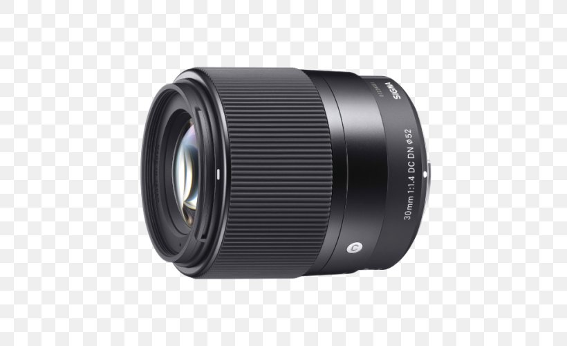 Sony E-mount Sigma 30mm F/1.4 EX DC HSM Lens Camera Lens Sigma 30mm F1.4 DC DN APS-C, PNG, 500x500px, Sony Emount, Aperture, Apsc, Camera, Camera Accessory Download Free