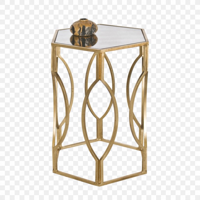 Bedside Tables Gold Leaf Hexagon, PNG, 1024x1024px, Bedside Tables, Chair, Coffee Tables, Distressing, End Table Download Free