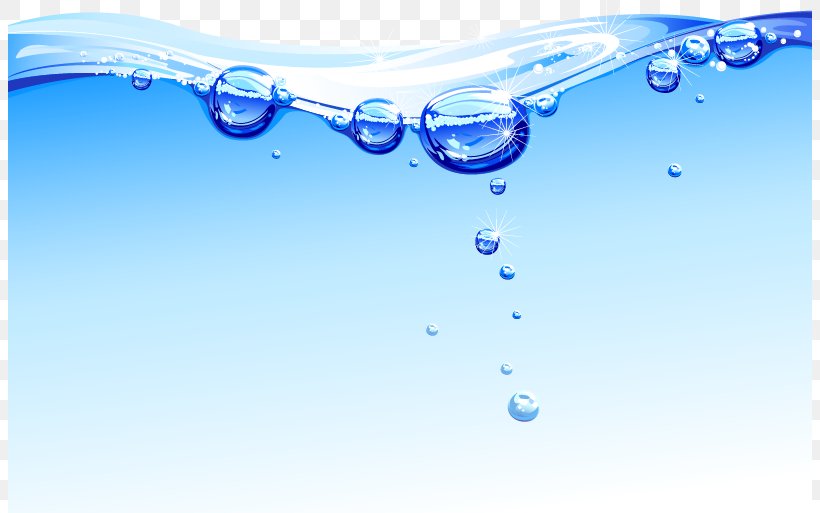 Water Drop Poster Bubble, PNG, 804x513px, Water, Air Travel, Azure, Blue, Bubble Download Free