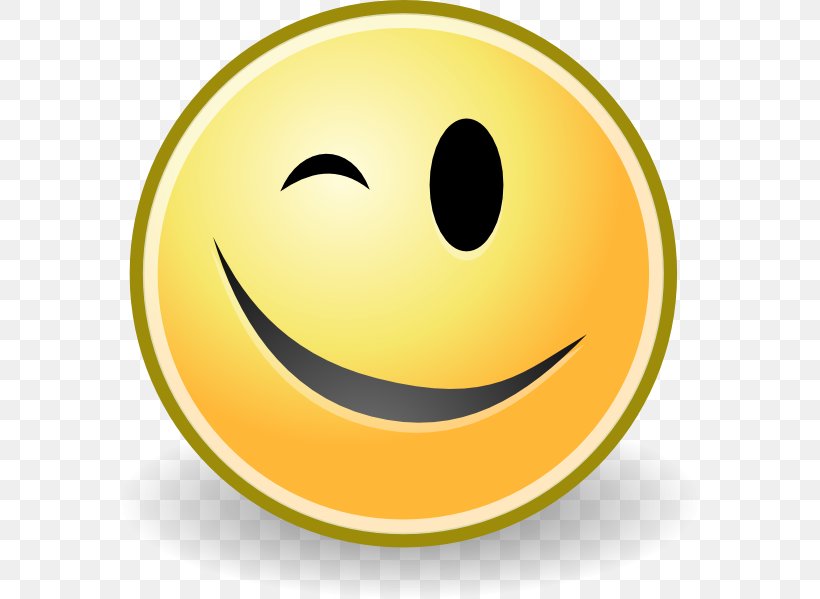 Wink Smiley Emoticon Clip Art, PNG, 582x599px, Wink, Emoji, Emoticon, Emotion, Face Download Free