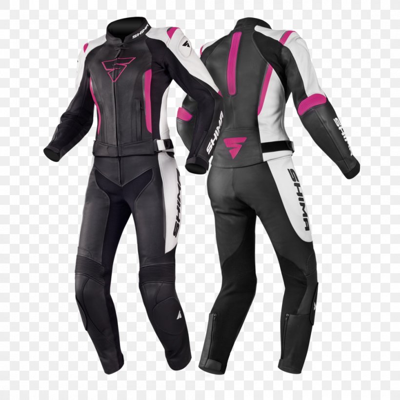 Boilersuit Leather Jacket Fuchsia Motorcycle, PNG, 1000x1000px, Boilersuit, Bicycle Clothing, Black, Clothing, Dry Suit Download Free