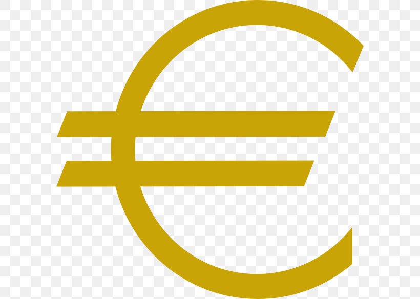 Euro Sign Currency Symbol Clip Art, PNG, 600x584px, Euro Sign, Area, Brand, Cent, Coin Download Free