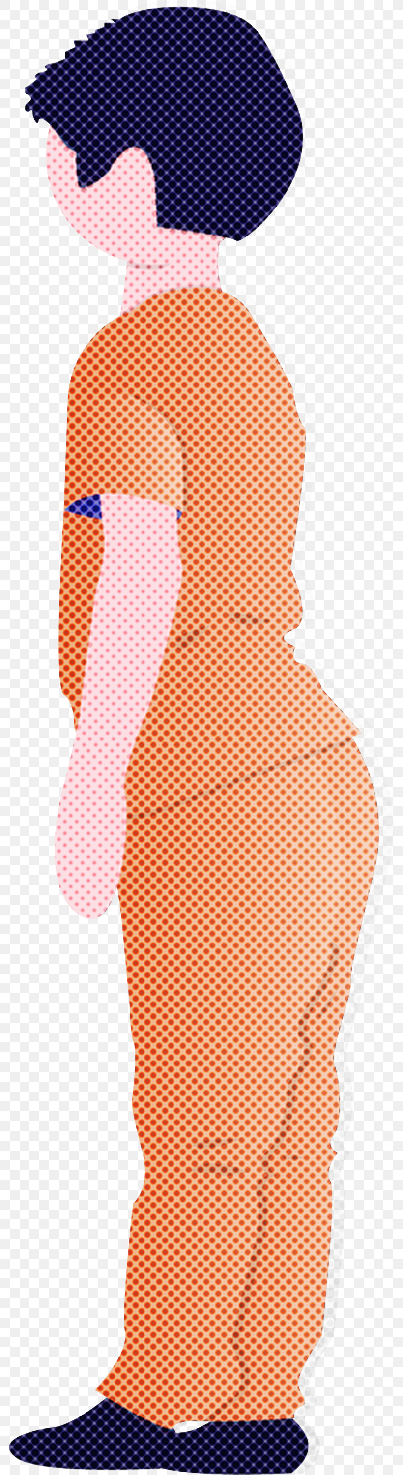 Polka Dot, PNG, 783x3000px, Orange, Joint, Peach, Personal Protective Equipment, Polka Dot Download Free