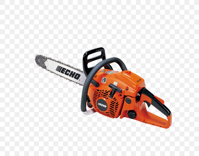 Petrol Chainsaw McCulloch Echo CS-450 Yamabiko Corporation, PNG, 640x640px, Chainsaw, Brushcutter, Echo Cs400, Echo Incorporated, Hardware Download Free