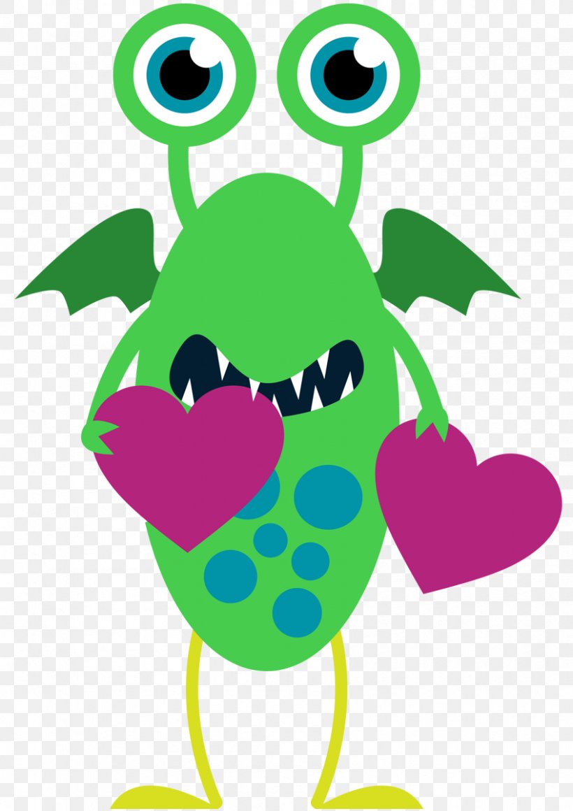 Valentine's Day Monster Heart Clip Art, PNG, 848x1200px, Valentine S Day, Area, Artwork, Flower, Free Content Download Free