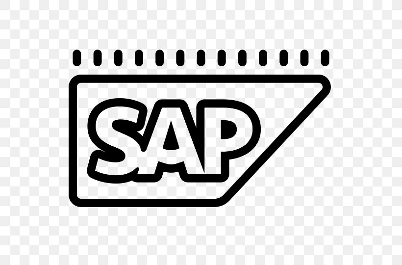 SAP SE Computer Software, PNG, 540x540px, Sap Se, Area, Black, Black And White, Brand Download Free